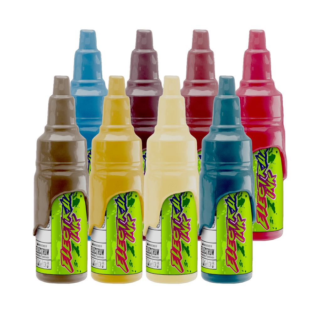 8 Color JP Tronwalker tattoo ink set