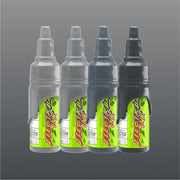 4 Color Opaque Gray Tattoo Ink Set 