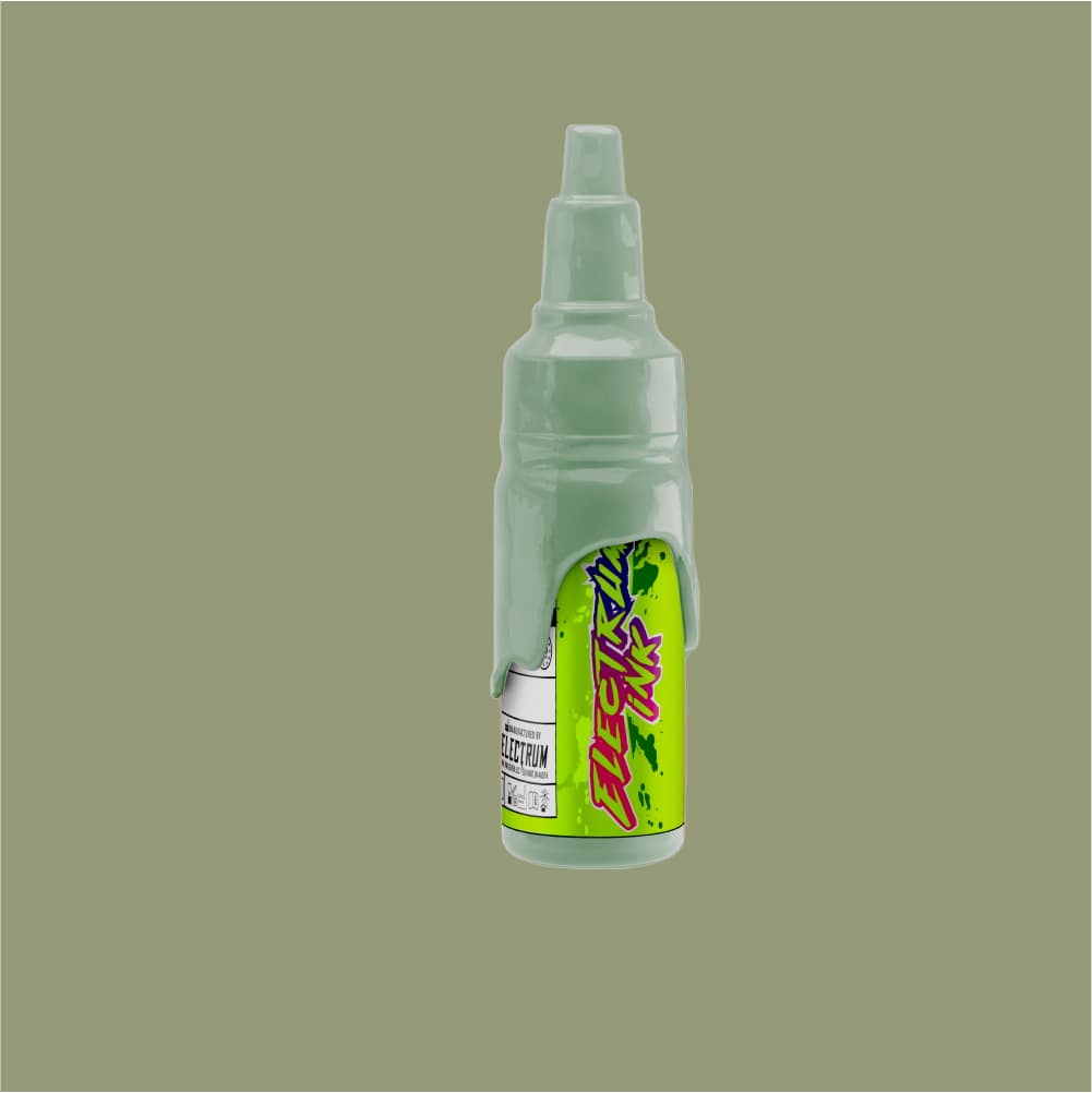 grey green tattoo ink